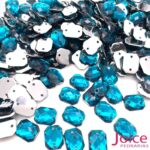 Retângulo Acrílico com Furo 8mm X 10mm C/2000Unidades - Imagem 2