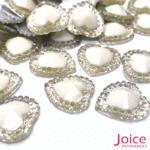 Açucarado Coração  Resina 15mm Em Volta Com Cristal C/270Pç +- - Imagem 6