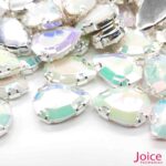 Pedra Engrampada Gota 18mm X 25mm Com Base De Aço C/100-Unidades - Imagem 7