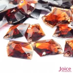 Chaton Resina Com Formato Irregular Base Reta Com Furo 26mm × 21mm C/200unidades