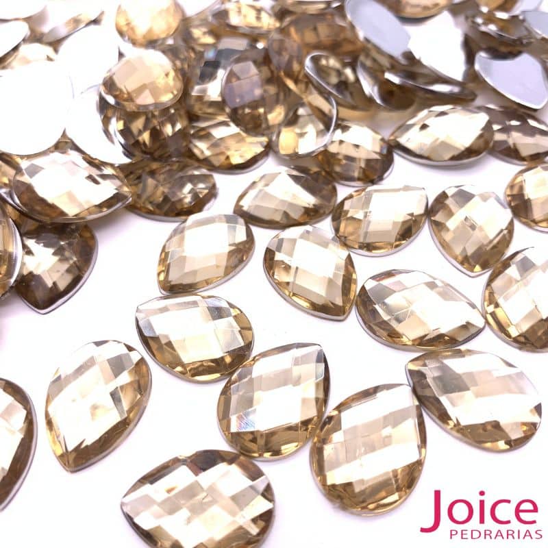 xr:d:DAFLAofDNuE:1156,j:40382600623,t:22110819 Gota Sextavado Acrílico 13mm X 18mm C/500Unidades - Imagem 3