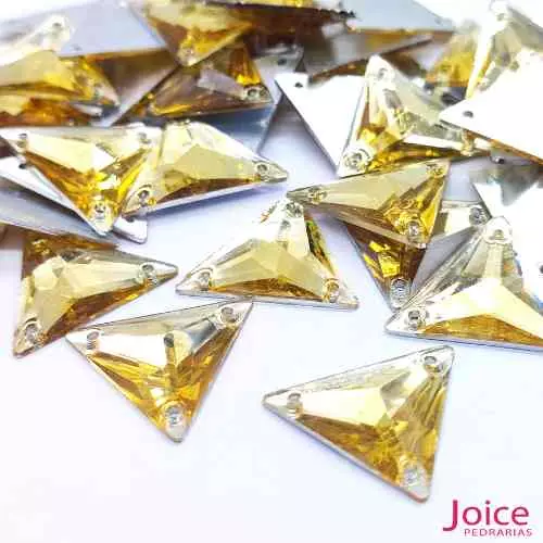 caqui-0207 Chaton Resina Triangulo Com Furo 22mm C/300-unidades - Imagem 17