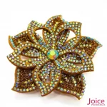 Aplique Flor Com Strass De Cristal 70mm C/10-Unidades Ref:19-562 - Imagem 10