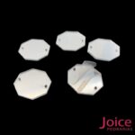 Espelho Octagonal 18mm X 20mm Com Furo Para Costura C/200 Unidades - Imagem 11