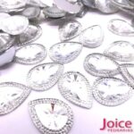 Indiana Gota Resina Base Reto Para Colagem 18mm X 25mm C/200Unidades - Imagem 3