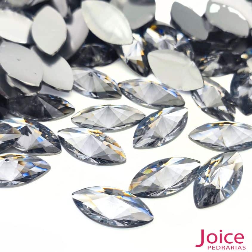 xr:d:DAFw4Ak6tZo:8,j:232340963662665236,t:23101016 Chaton Navete Resina 9mm X 18mm C/1000-Unidades - Imagem 10
