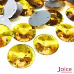 Chaton Redondo Com Furo Resina 30mm C/100-Unidades - Imagem 5