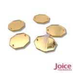 Espelho Octagonal 18mm X 20mm Com Furo Para Costura C/200 Unidades - Imagem 15