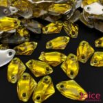 Chaton Resina Com Formato Irregular Base Reta Com Furo 8mm × 14mm C/1000unidades - Imagem 3