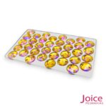 Imitação Swarovski Redondo Base Reta Com furo 14mm C/180-Unidades - Imagem 2
