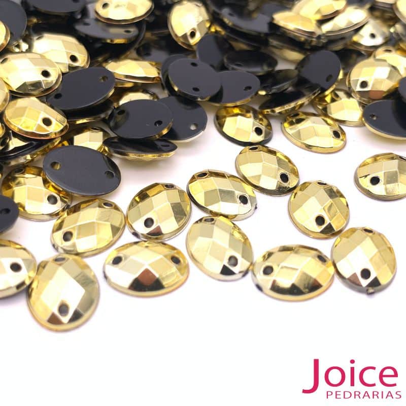 xr:d:DAFLAofDNuE:850,j:39419820018,t:22102912 Chaton Oval Base Reta Com Furo 8mm X 10mm C/2000Unidades - Imagem 2