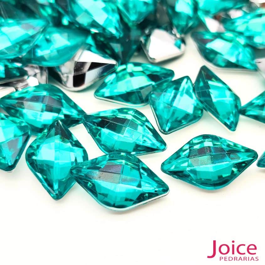 xr:d:DAF6Qd-RXQw:53,j:3473820093836437572,t:24021616 Chaton Losango Acrilico Base Irregular 12mm X 19mm C/500-Unidades - Imagem 9