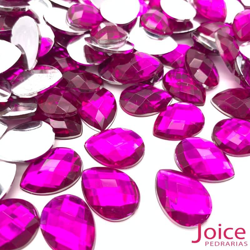 xr:d:DAFLAofDNuE:1152,j:40382520486,t:22110819 Gota Sextavado Acrílico 13mm X 18mm C/500Unidades - Imagem 1