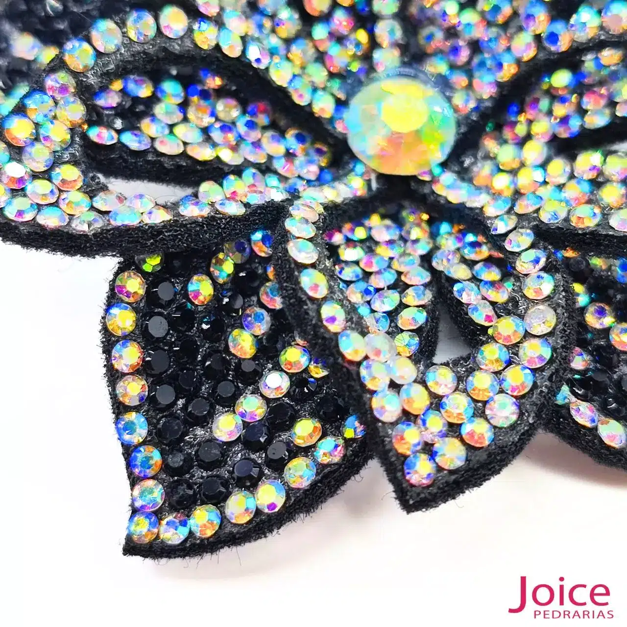 foto-principal-1 Aplique Flor Com Strass De Cristal 70mm C/10-Unidades Ref:19-562 - Imagem 2