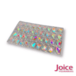Imitação Swarovski Formato Irregular Base Reta Com Furo 11.5×19 C/144unidades - Imagem 7