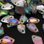 Chaton Resina Com Formato Irregular Base Reta Com Furo 8mm × 14mm C/1000unidades - Imagem 8