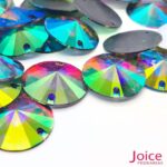 Chaton Redondo Com Furo Resina 30mm C/100-Unidades - Imagem 3