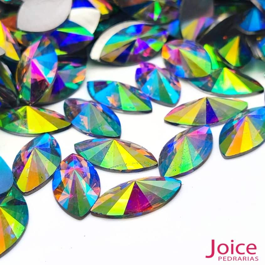xr:d:DAFw4Ak6tZo:8,j:232340963662665236,t:23101016 Chaton Navete Resina 9mm X 18mm C/1000-Unidades - Imagem 5