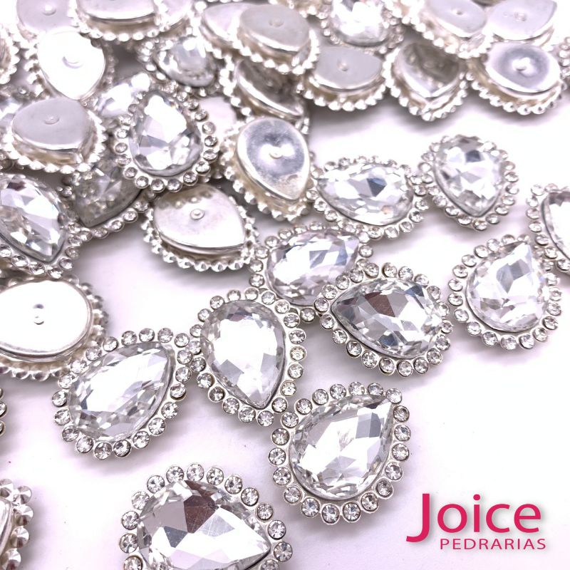 xr:d:DAFLGXxhA0E:219,j:35935909180,t:22092115 Gota Cristal Imitação Swarovski Com Strass Base De Aço C/200unidades - Imagem 13