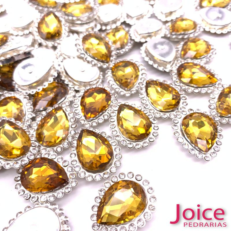 xr:d:DAFLGXxhA0E:214,j:35935788034,t:22092115 Gota Cristal Imitação Swarovski Com Strass Base De Aço C/200unidades - Imagem 14