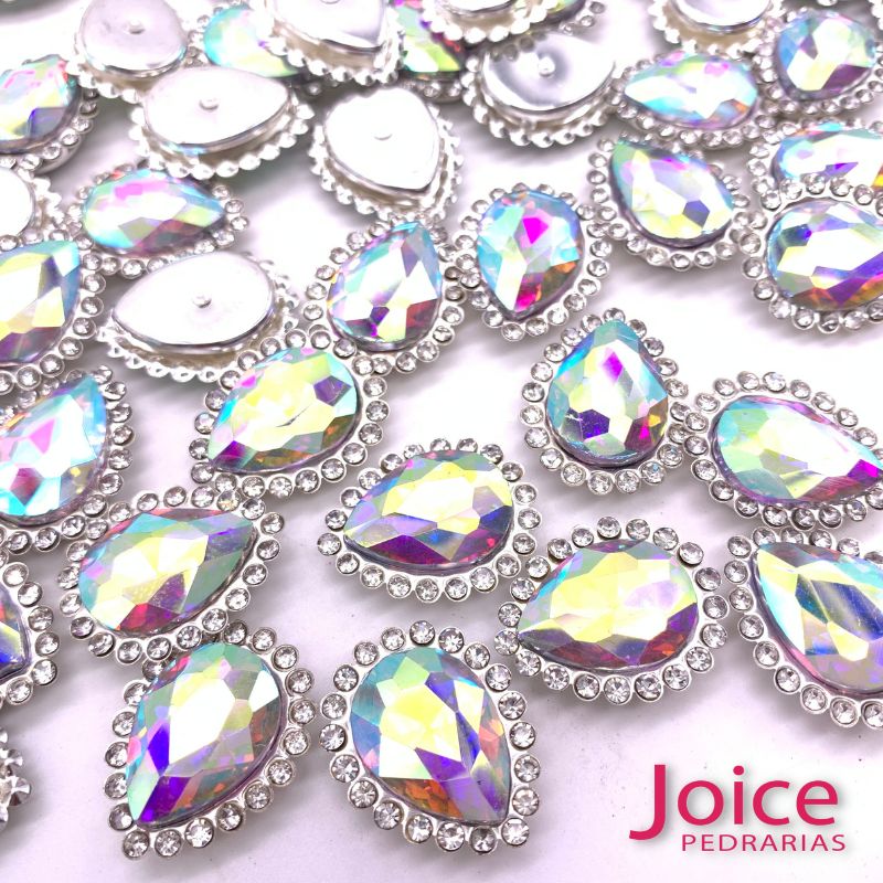 xr:d:DAFLGXxhA0E:220,j:35935924579,t:22092115 Gota Cristal Imitação Swarovski Com Strass Base De Aço C/200unidades - Imagem 16