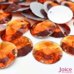 Chaton Redondo Com Furo Resina 30mm C/100-Unidades - Imagem 14