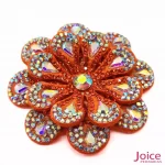 Aplique Flor Com Strass De Cristal 60mm C/10-Unidades Ref:22-787 - Imagem 11