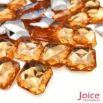 Quadrado Base Irregular Acrilico 23mm x 23mm c/100Unidades - Imagem 15