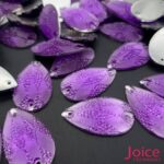 Chaton Gota Resina Cascalho Base Reta Com Furo 21mm X 36mm C/100unidades - Imagem 5