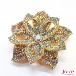 Aplique Flor Com Strass De Cristal 70mm C/10-Unidades Ref:19-562 - Imagem 11