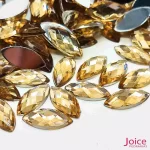 Chaton Navete Sextavado Acrilico 7mm X 15mm C/ 2000unidades