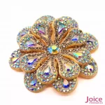 Aplique Flor Com Strass De Cristal 60mm C/10-Unidades Ref:22-787 - Imagem 10