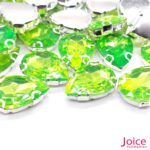 Pedra Engrampada Gota 18mm X 25mm Com Base De Aço C/100-Unidades - Imagem 13