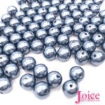 Pérola abs Inteiro Com Furo 10mm C/500Gramas - Imagem 4