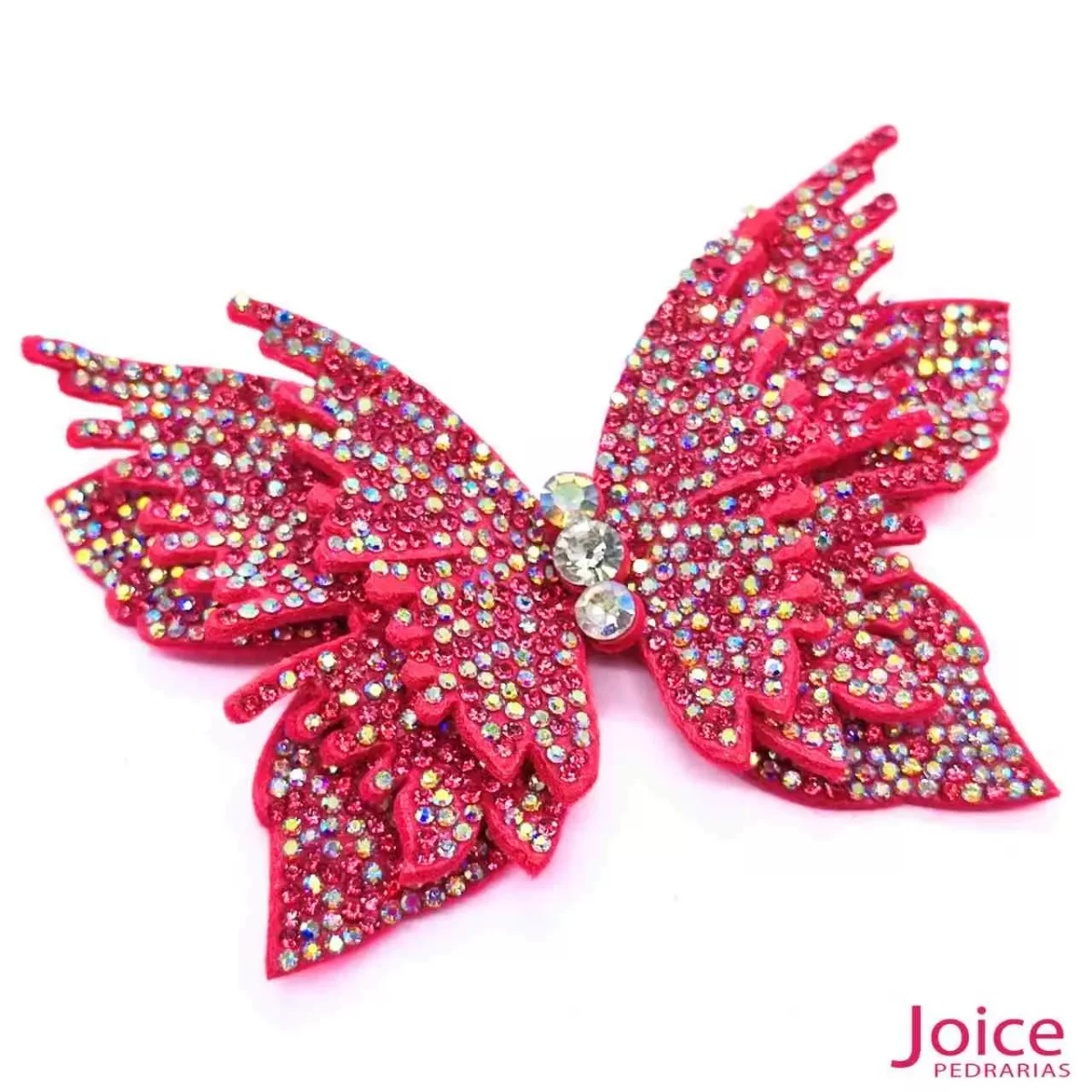 Aplique Borboleta Com Strass De Cristal 75mm X 110mm C/5-Unidades Ref:23-A148 - Imagem 8