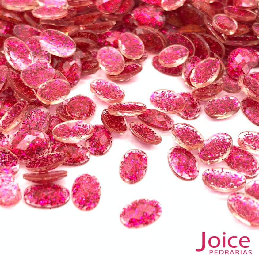 xr:d:DAFGNWkptiU:162,j:3070723788018632480,t:23062712 Oval Com Glitter Sextavado  4mm X 6mm c/10000Un - Imagem 2