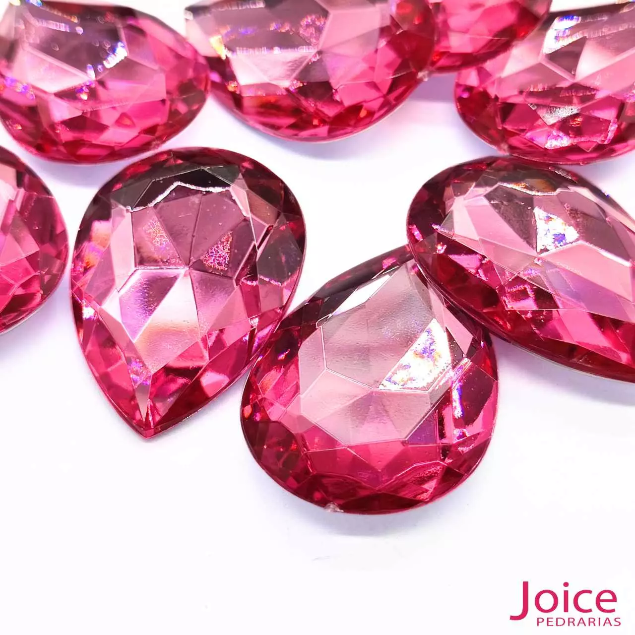 pink-bb Gota Base Irregular Acrilico 30mm x 40mm c/50Unidades - Imagem 7