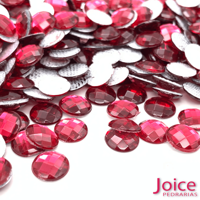 pink Chaton Acrilico Sextavado Termocolante 8mm C/3000Un - Imagem 3