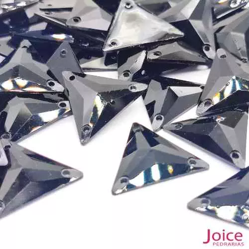 preto-0173 Chaton Resina Triangulo Com Furo 22mm C/300-unidades - Imagem 14