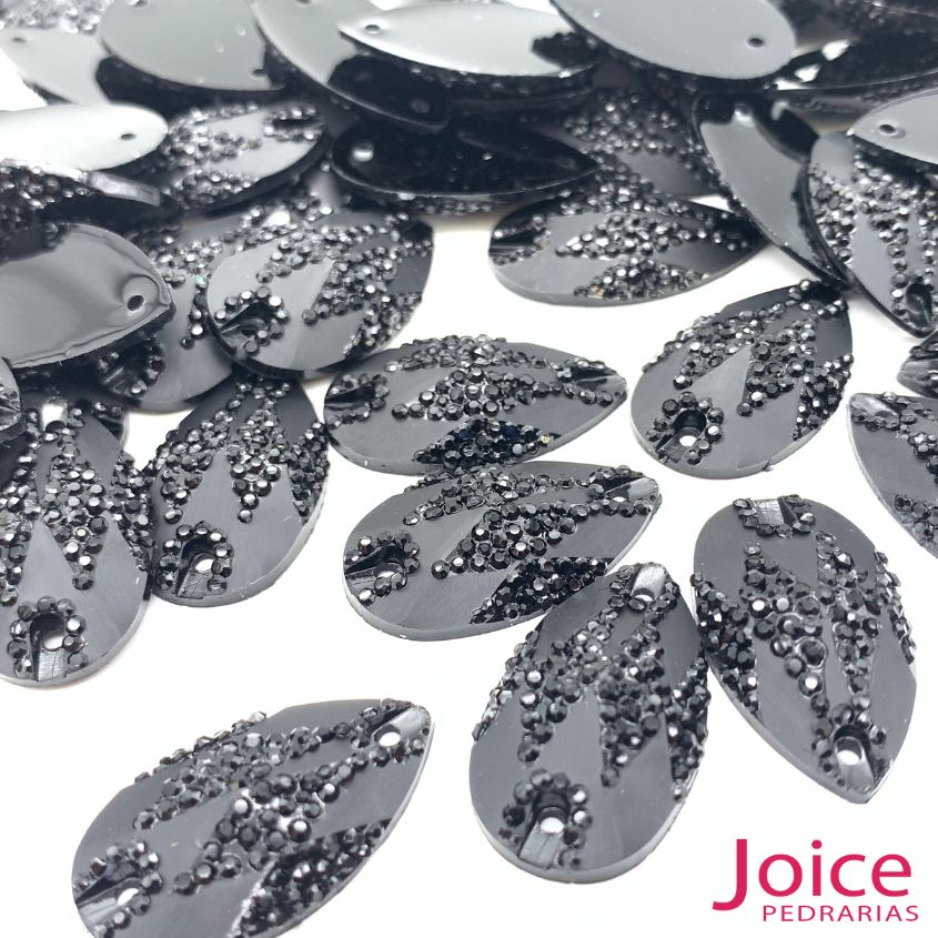 xr:d:DAFZzEEE1jI:135,j:46710614010,t:23020917 Chaton Gota Resina Cascalho Base Reta Com Furo 15mm X 26mm C/200unidades - Imagem 7