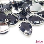 Pedra Engrampada Gota 18mm X 25mm Com Base De Aço C/100-Unidades - Imagem 14