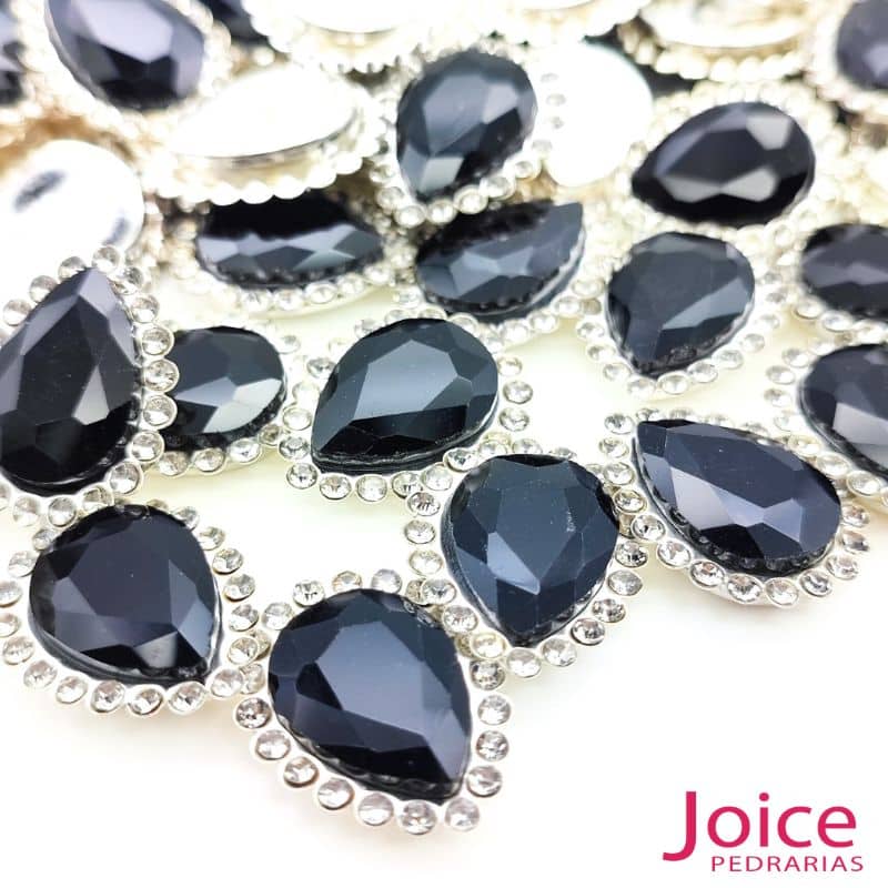 xr:d:DAFaFBjJwVA:595,j:1500096320020028803,t:23072515 Gota Cristal Imitação Swarovski Com Strass Base De Aço C/200unidades - Imagem 4