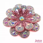 Aplique Flor Com Strass De Cristal 60mm C/10-Unidades Ref:22-787 - Imagem 7