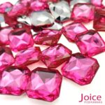 Quadrado Base Irregular Acrilico 23mm x 23mm c/100Unidades - Imagem 18