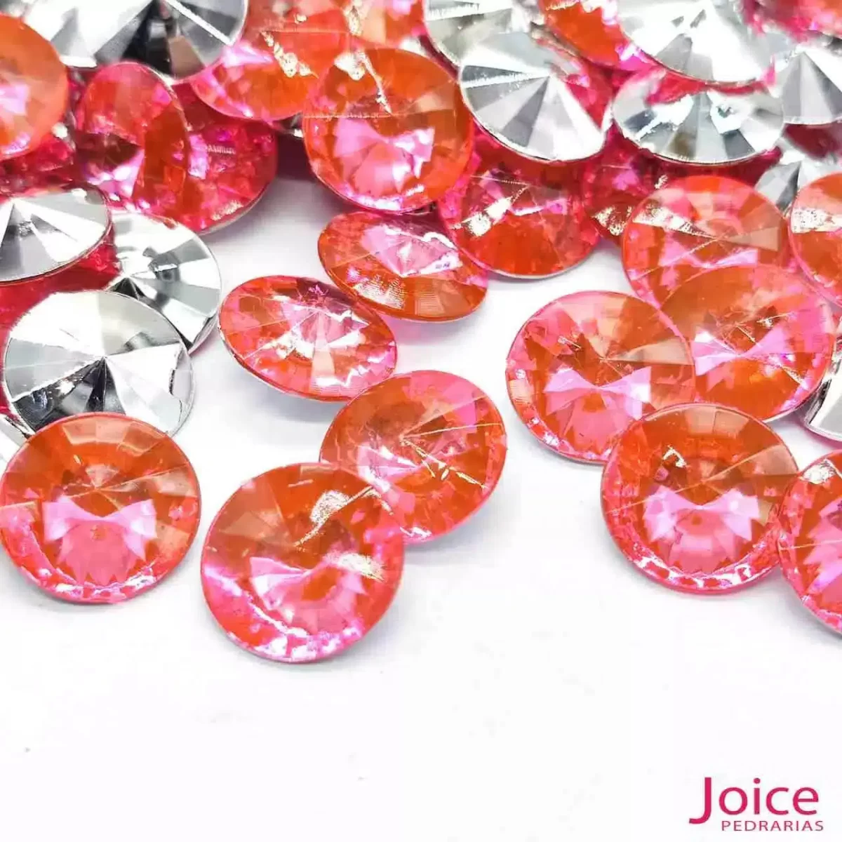 Chaton Base Irregular Acrilico 14mm C/500Unidades - Imagem 18