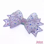 Aplique Laço Transparente Com Strass De Cristal 60mm x 110mm C/10-Unidades Ref:23-948 - Imagem 4