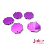 Espelho Octagonal 18mm X 20mm Com Furo Para Costura C/200 Unidades - Imagem 18