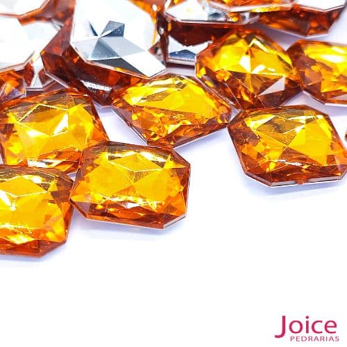 tangeerina Quadrado Base Irregular Acrilico 23mm x 23mm c/100Unidades - Imagem 38