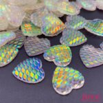 Chaton Coração Escama 14mm C/470Unidades