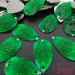 Chaton Gota Resina Cascalho Base Reta Com Furo 21mm X 36mm C/100unidades - Imagem 4